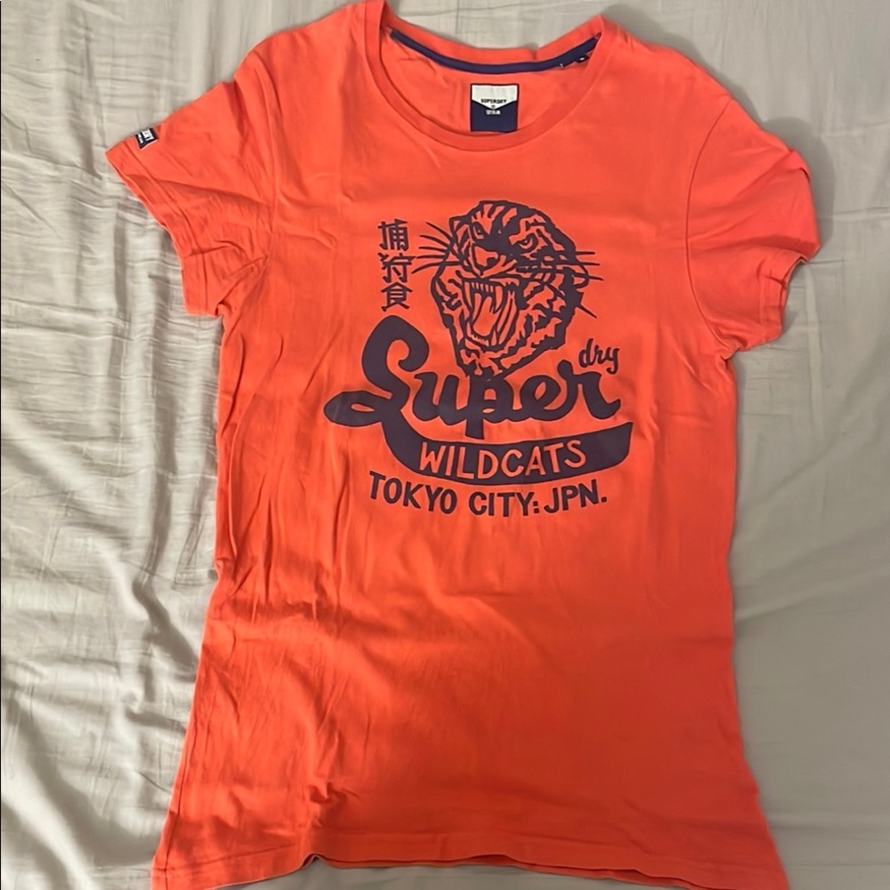Superdry Orange Graphic T-Shirt